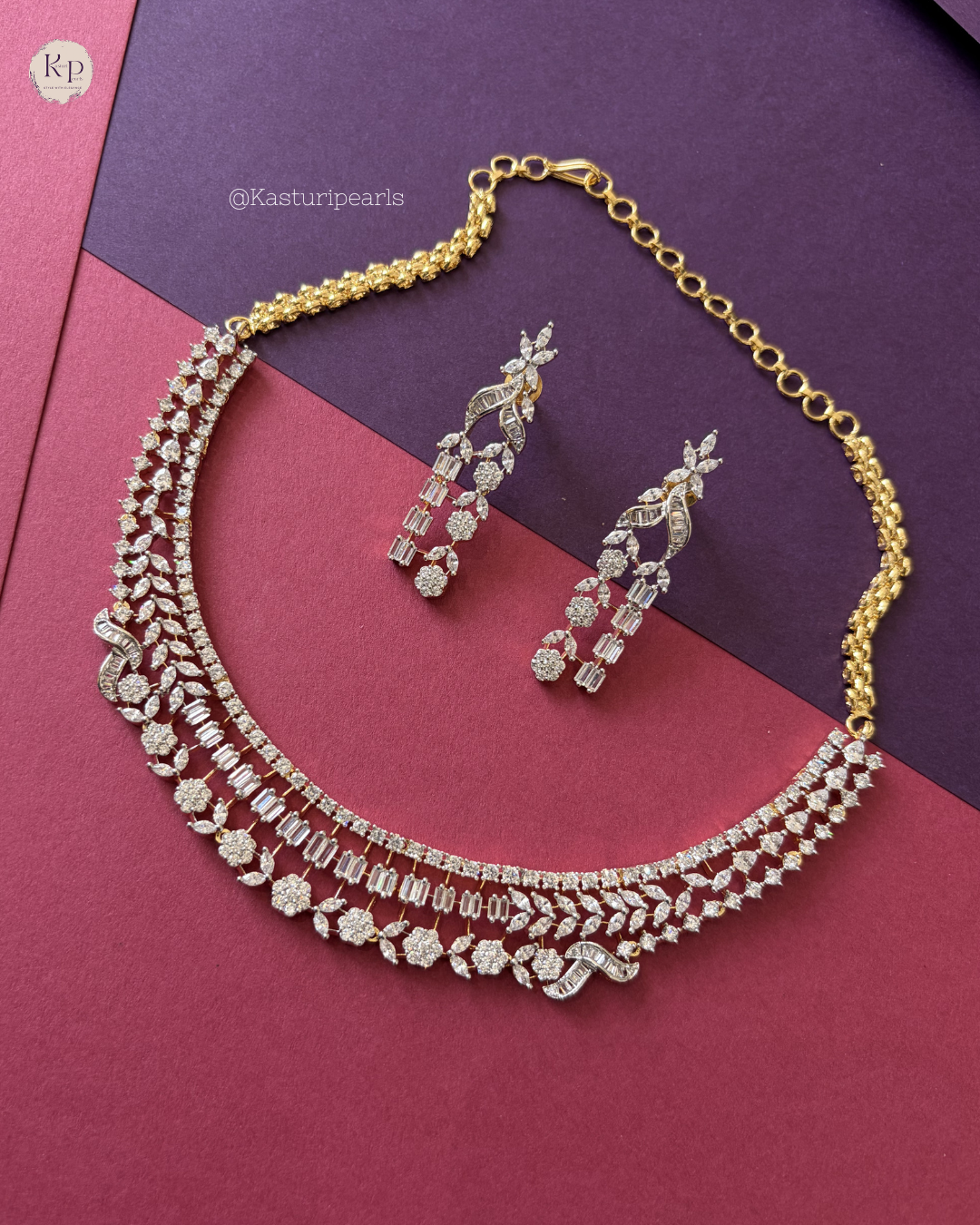 Purna Gold polish neckset