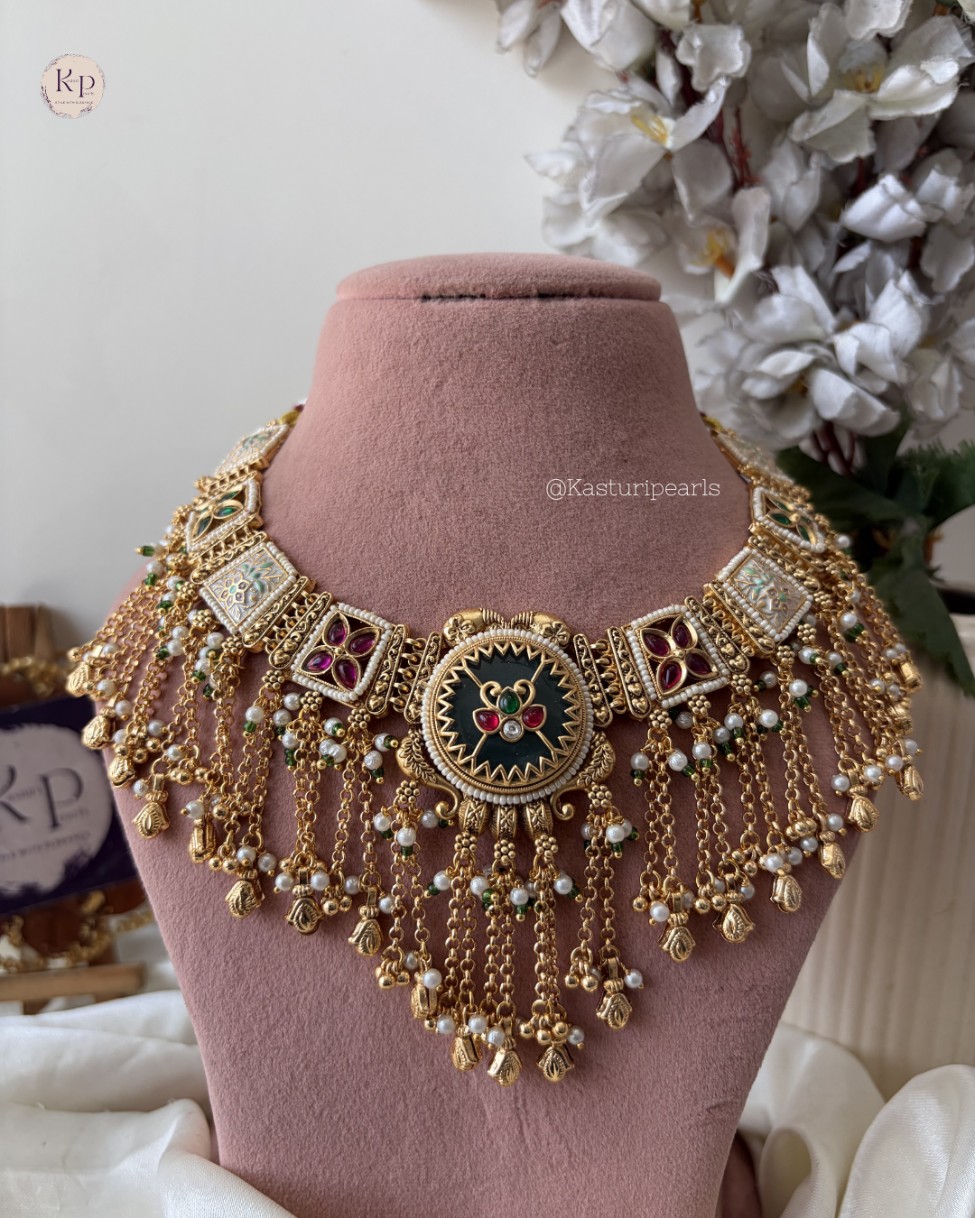 Purvi Antique Heritage Necklace set