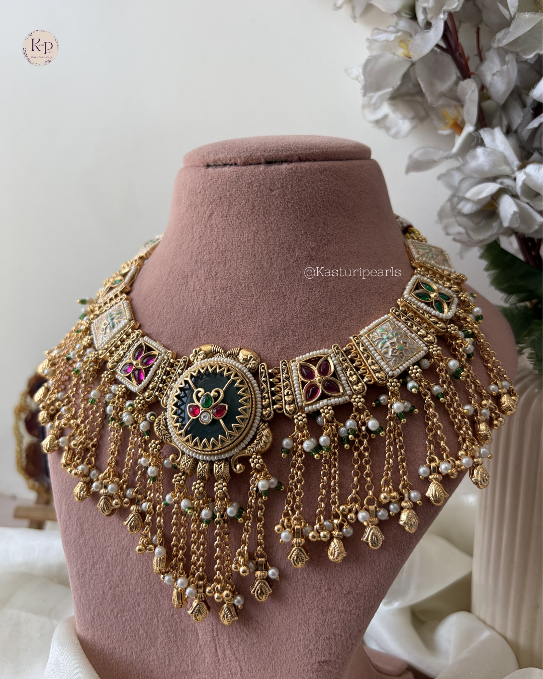 Purvi Antique Heritage Necklace set