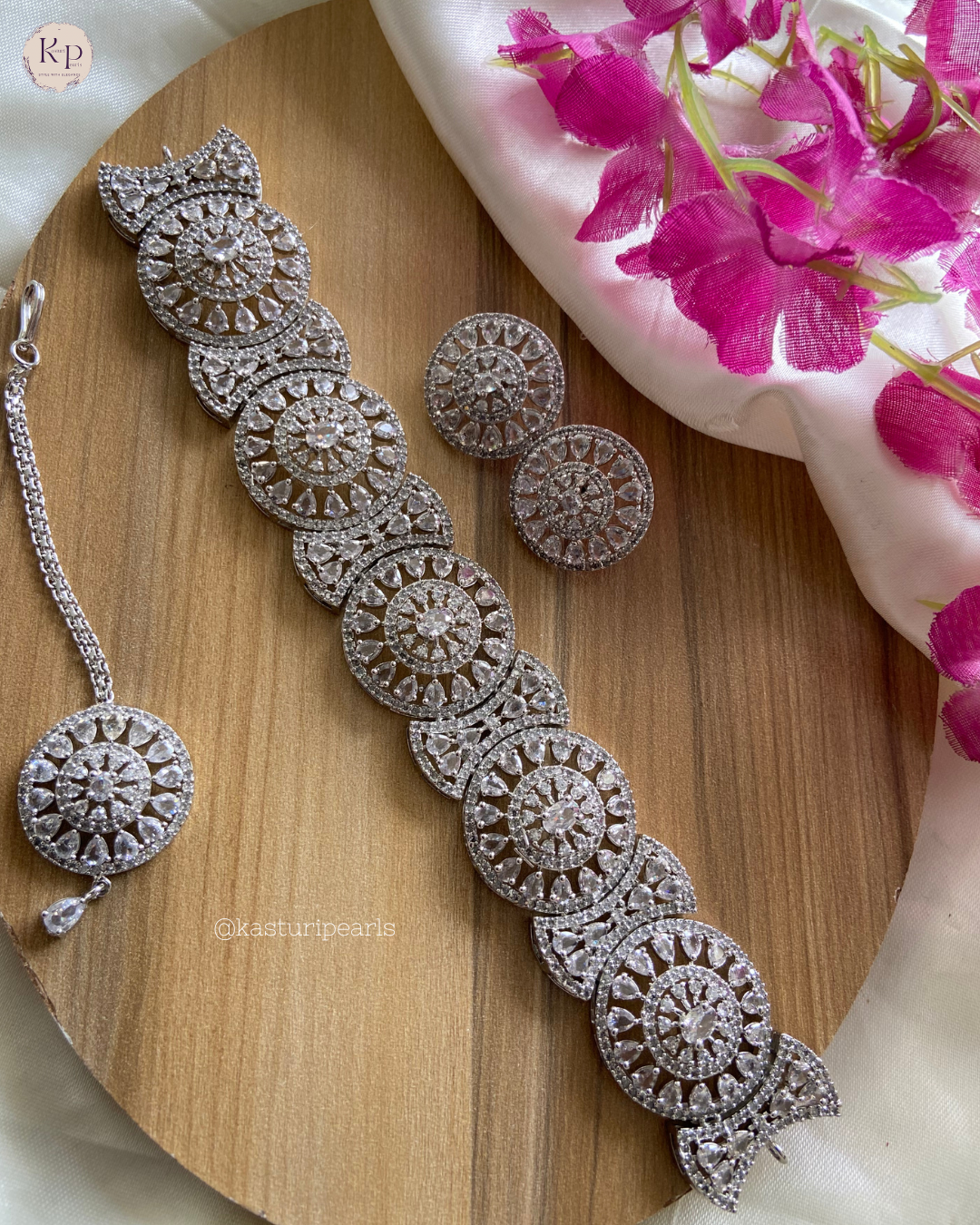 Pushya American Diamond Neckset