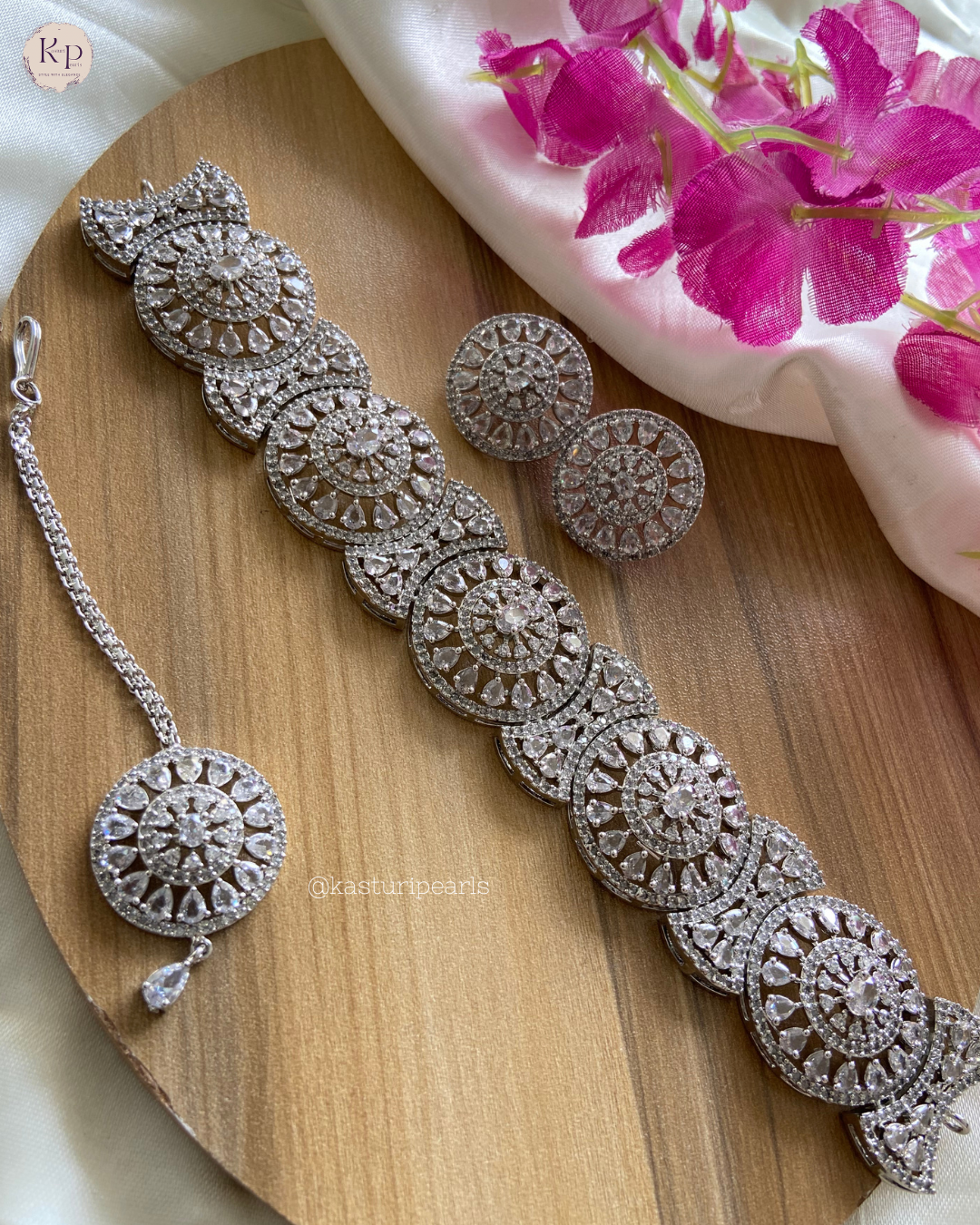 Pushya American Diamond Neckset