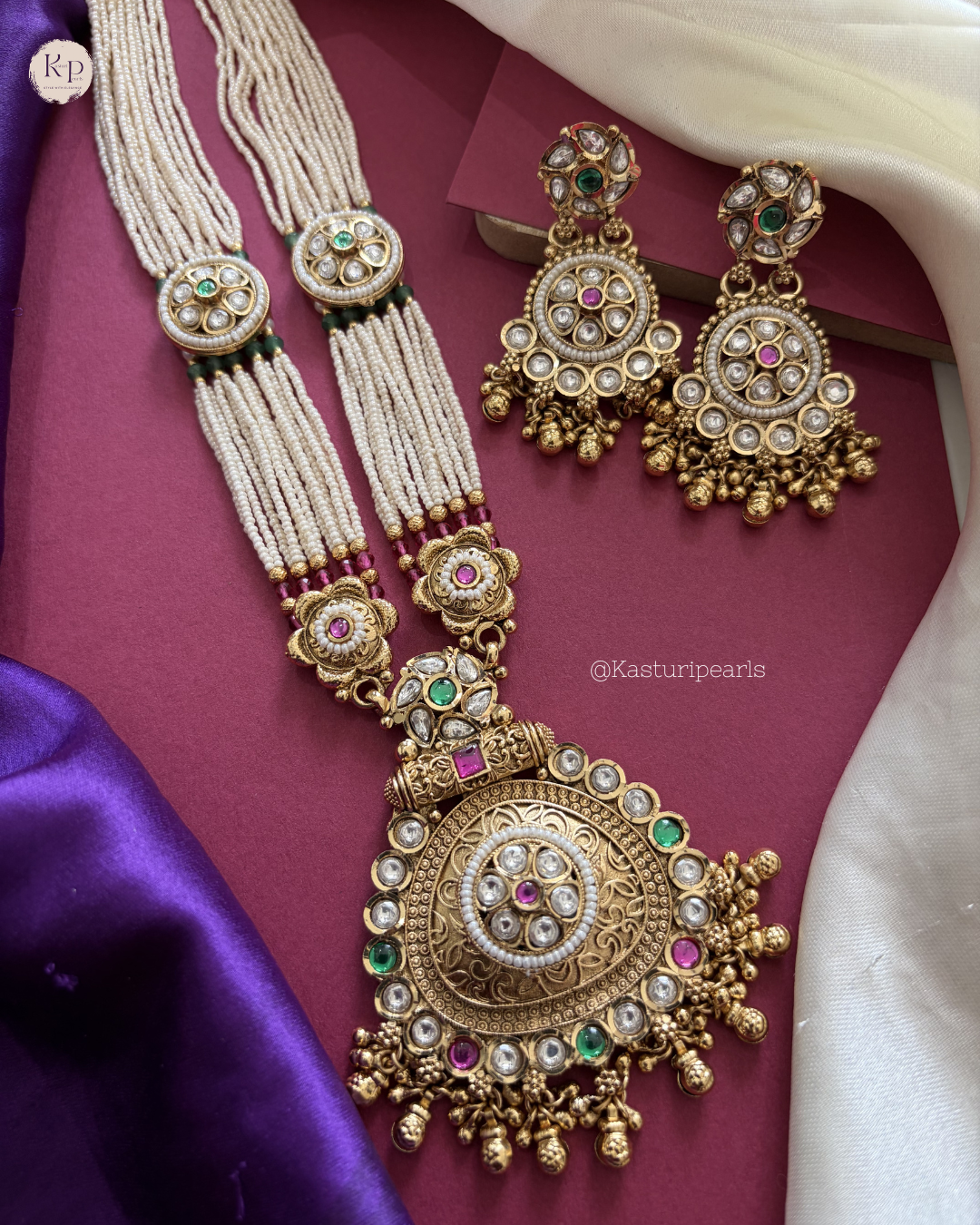 Radhika Antique Heritage Long Neckset