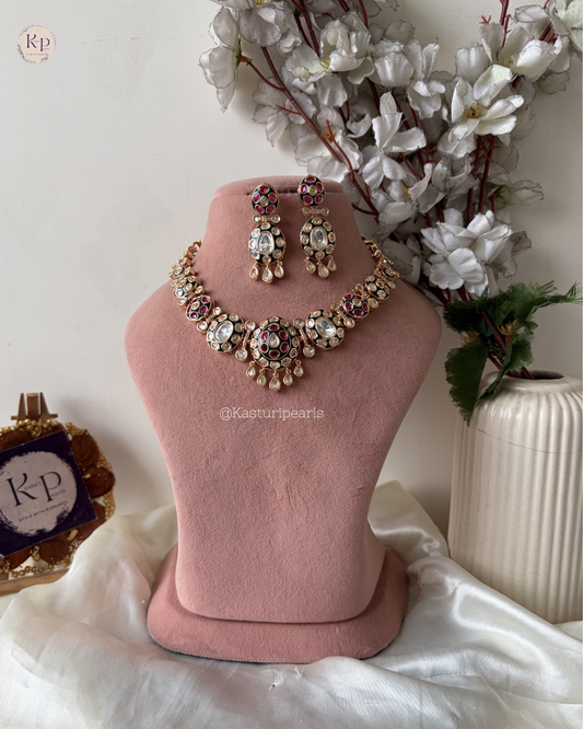 Rashmika Moisannite Neckset