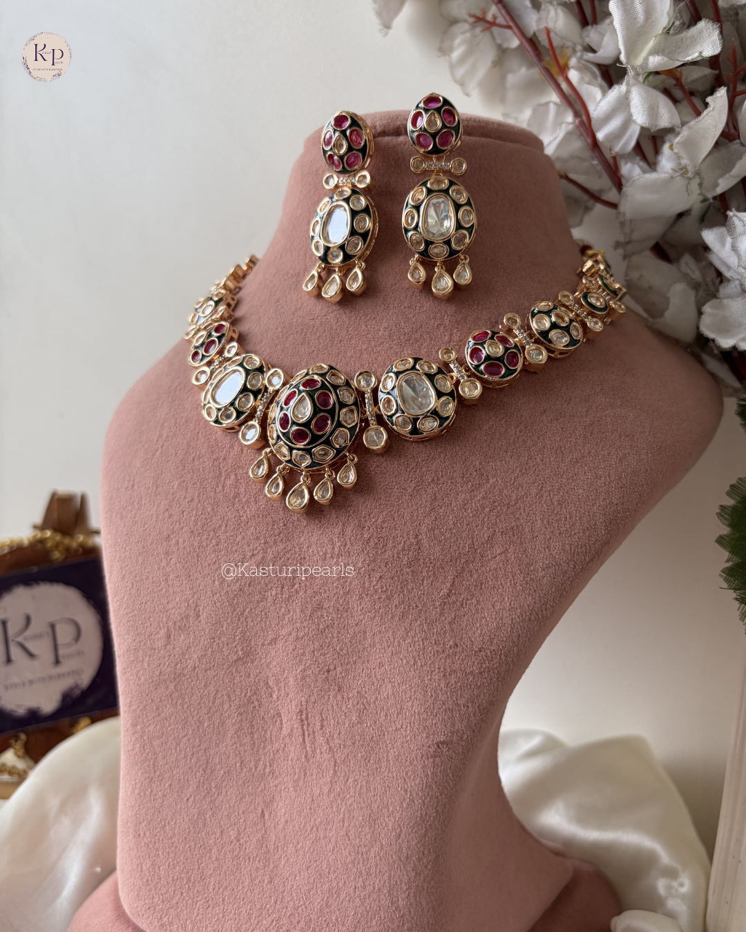 Rashmika Moisannite Neckset