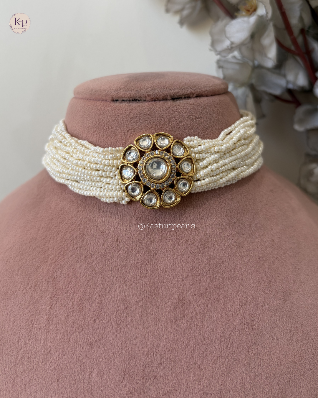Rupali Moisannite Kundan Neckset