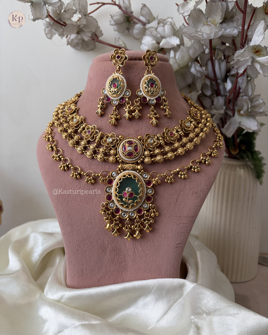 Saadhvi Antique Heritage Neckset