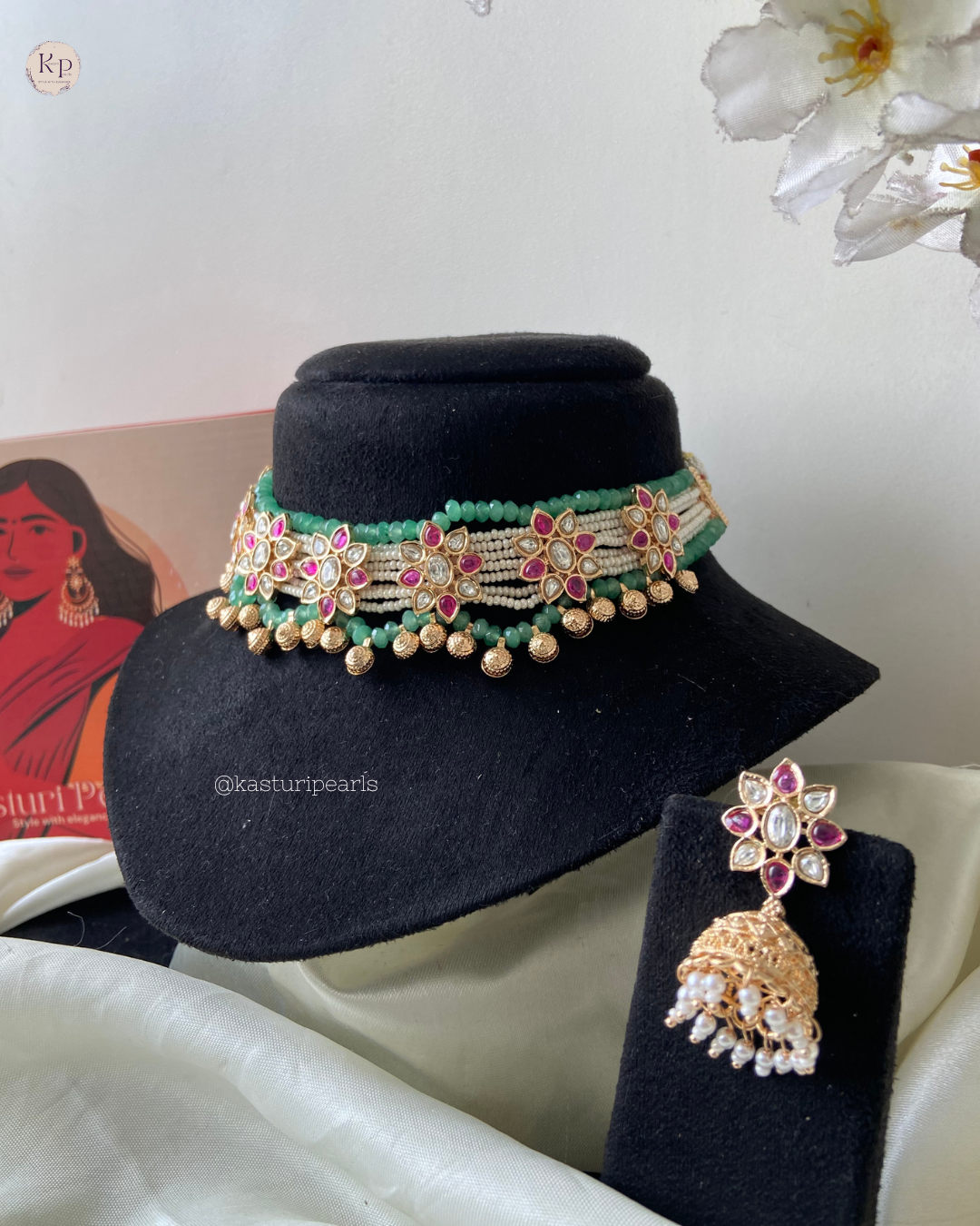 Fiza Moti Choker set