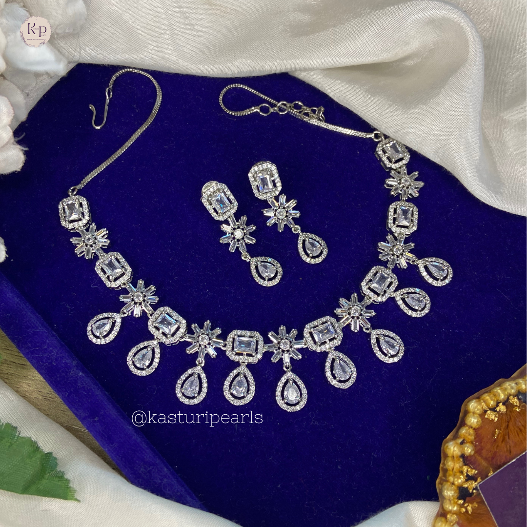 Sani American diamond necklace set