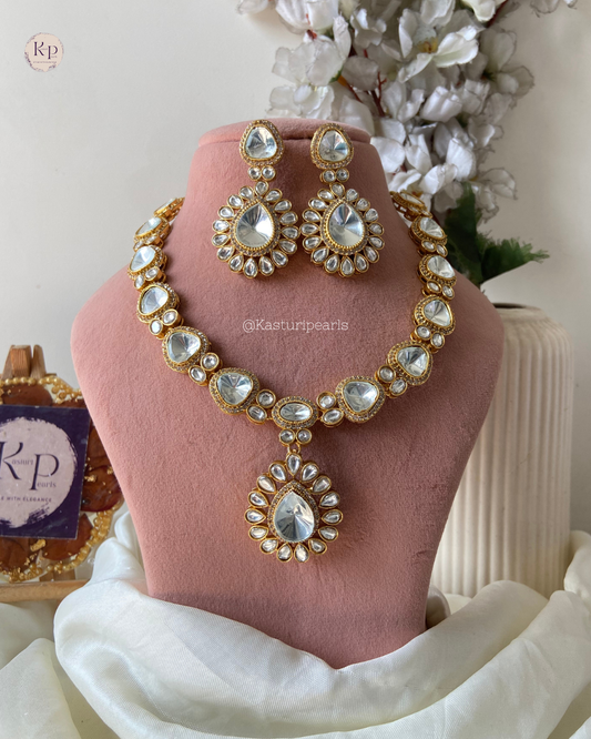 Shivika Polki Kundan Necklace set