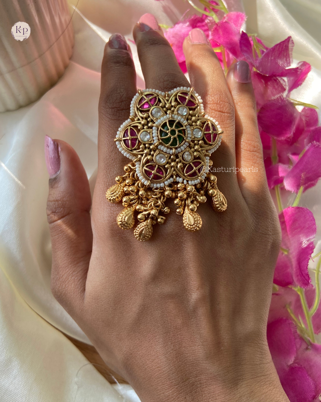 Shreya Antique Copper Ring