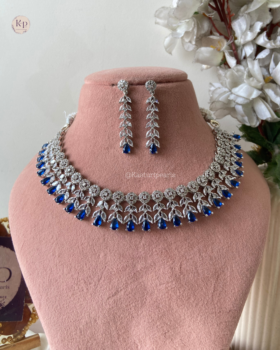 Shubhangi Blue Ad Neckset