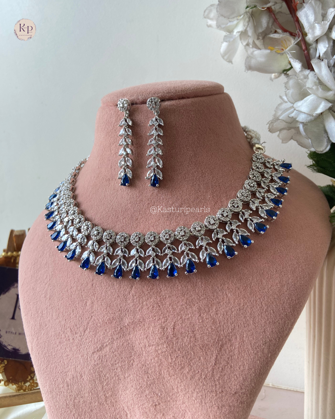 Shubhangi Blue Ad Neckset