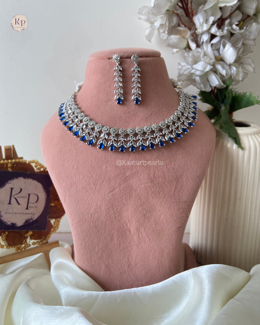 Shubhangi Blue Ad Neckset