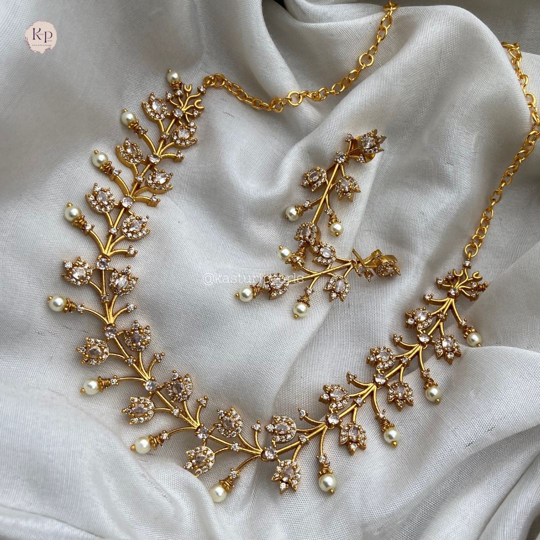 Simran Antique coper necklace set