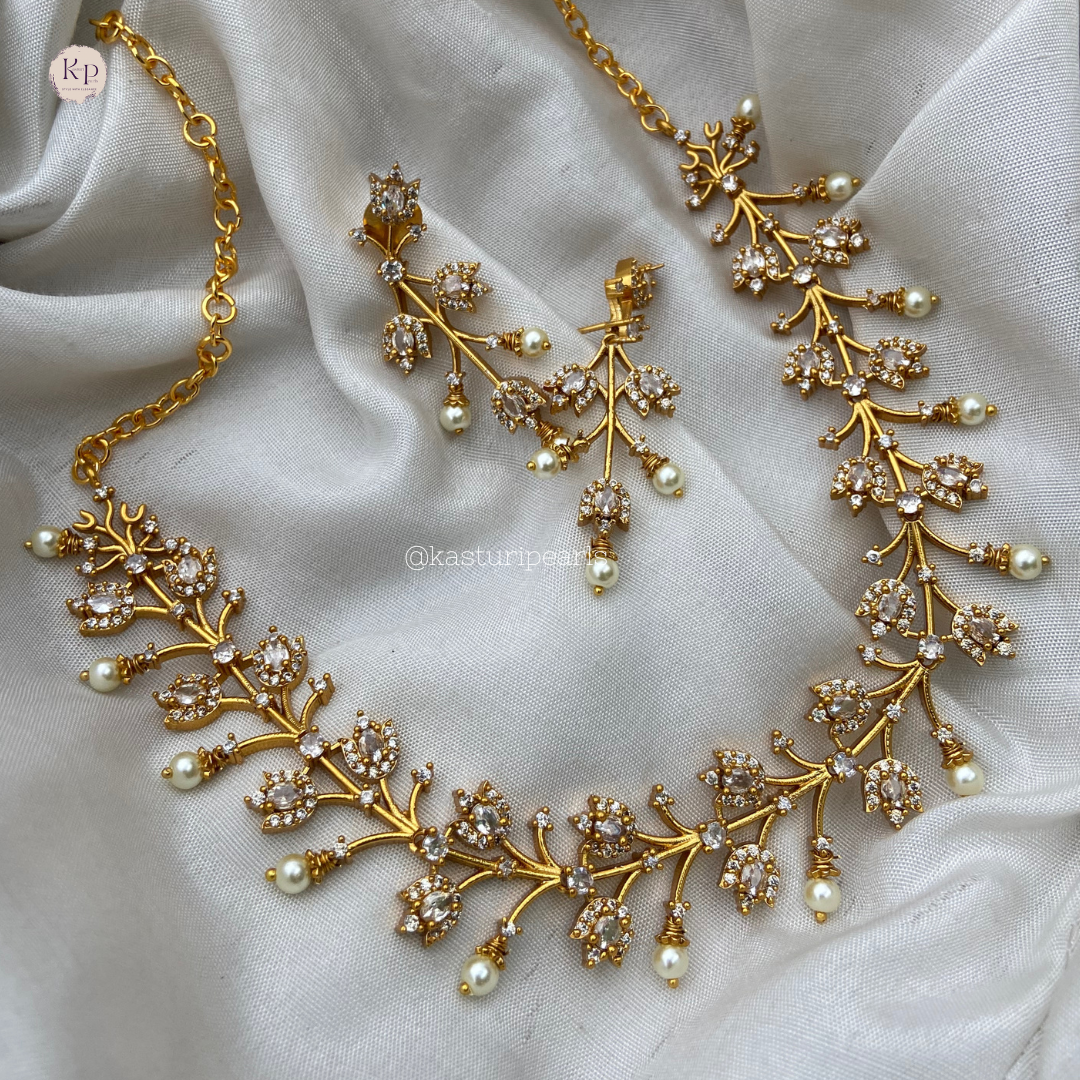 Simran Antique coper necklace set