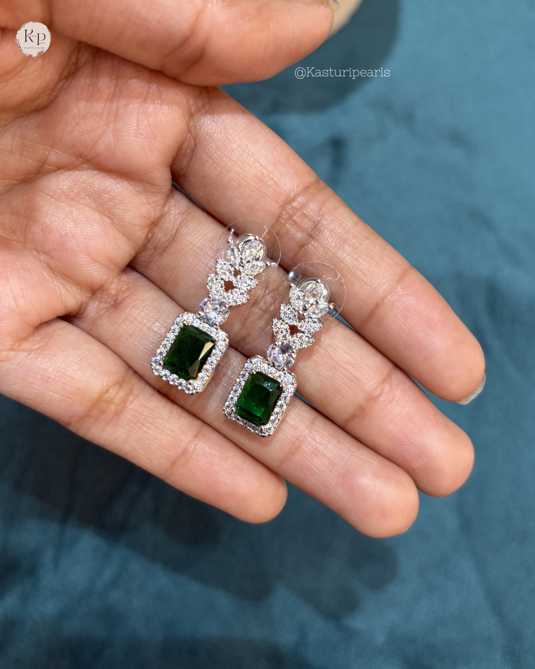 Somi Green AD Earrings