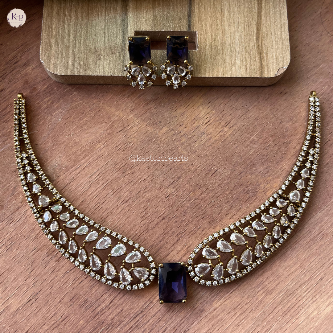 Suchi Victorial polish purple Necklace set