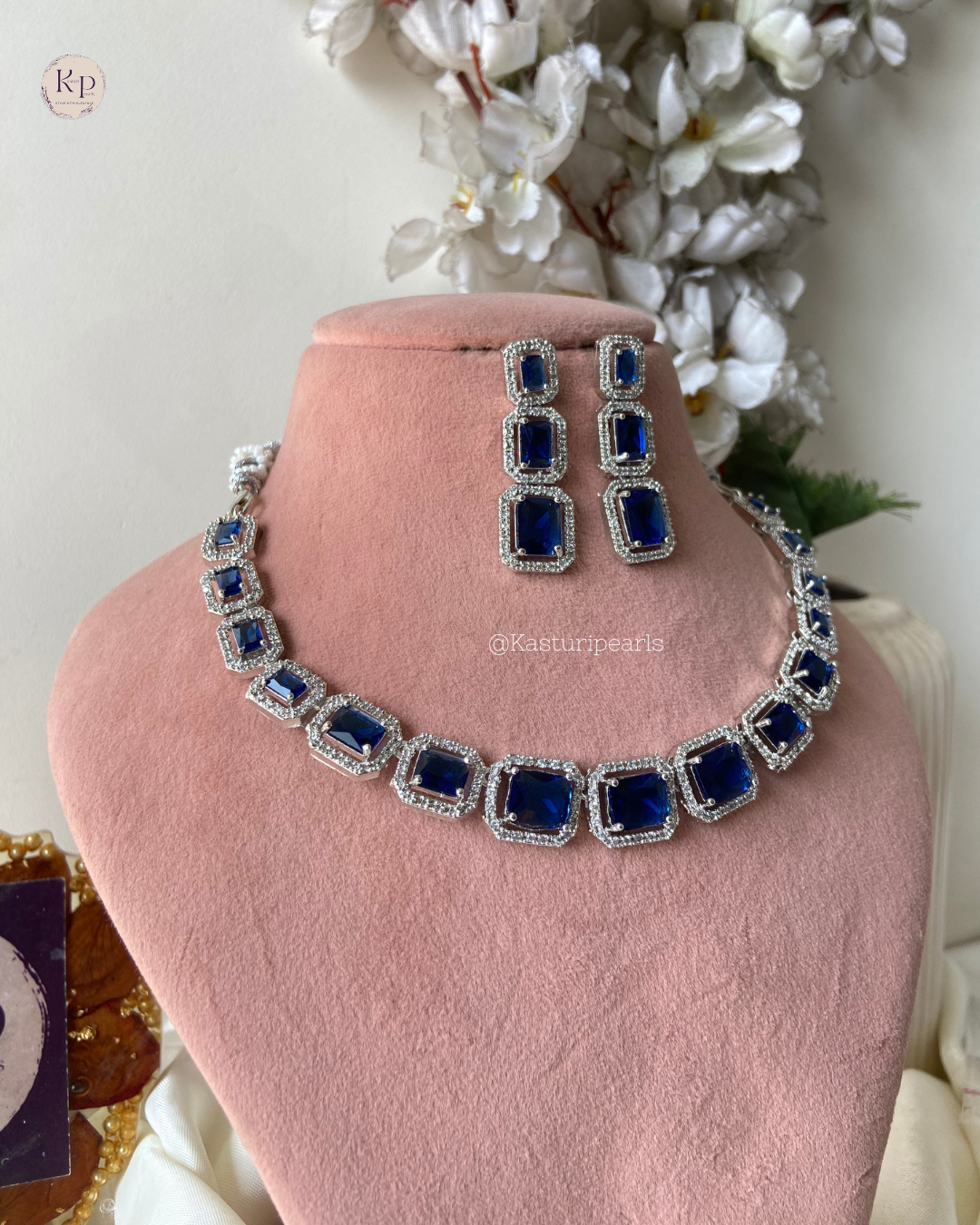 Suhana 2.0 Blue AD Necklace sets