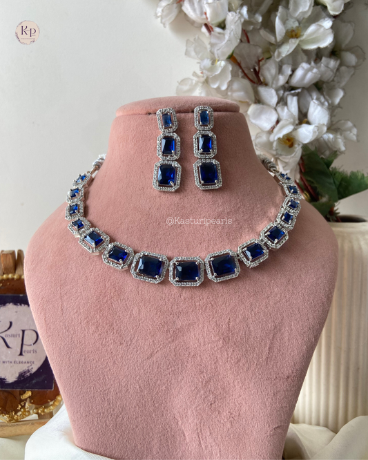 Suhana 2.0 Blue AD Necklace sets