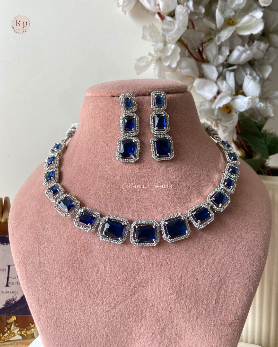 Suhana 2.0 Blue AD Necklace sets