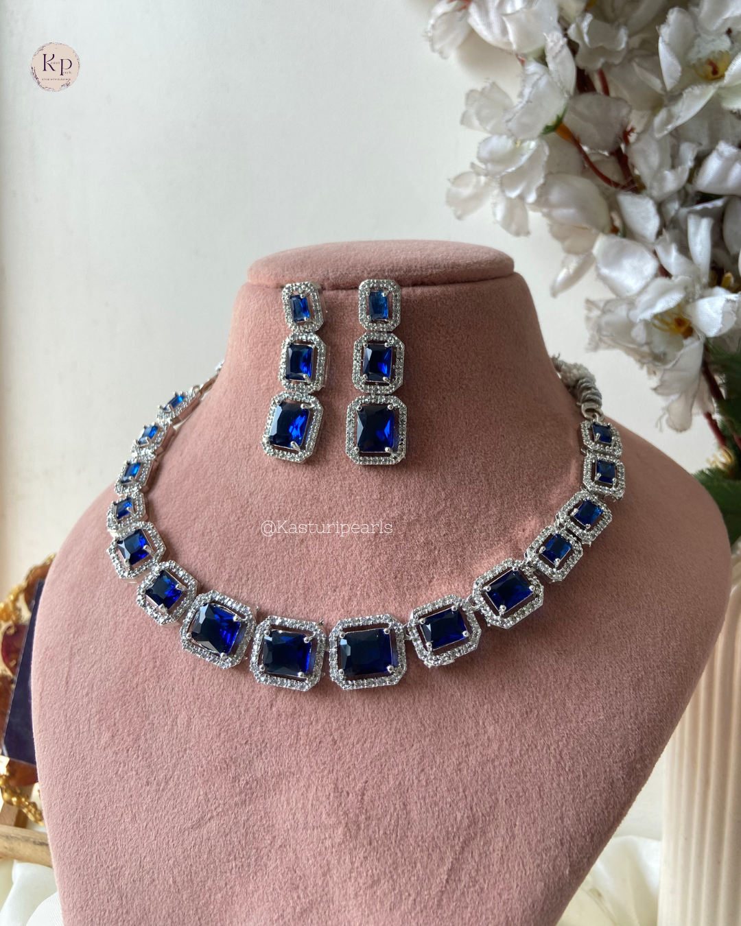 Suhana 2.0 Blue AD Necklace sets
