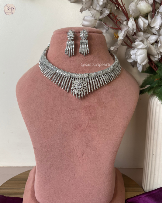 Suhani American diamond necklace set