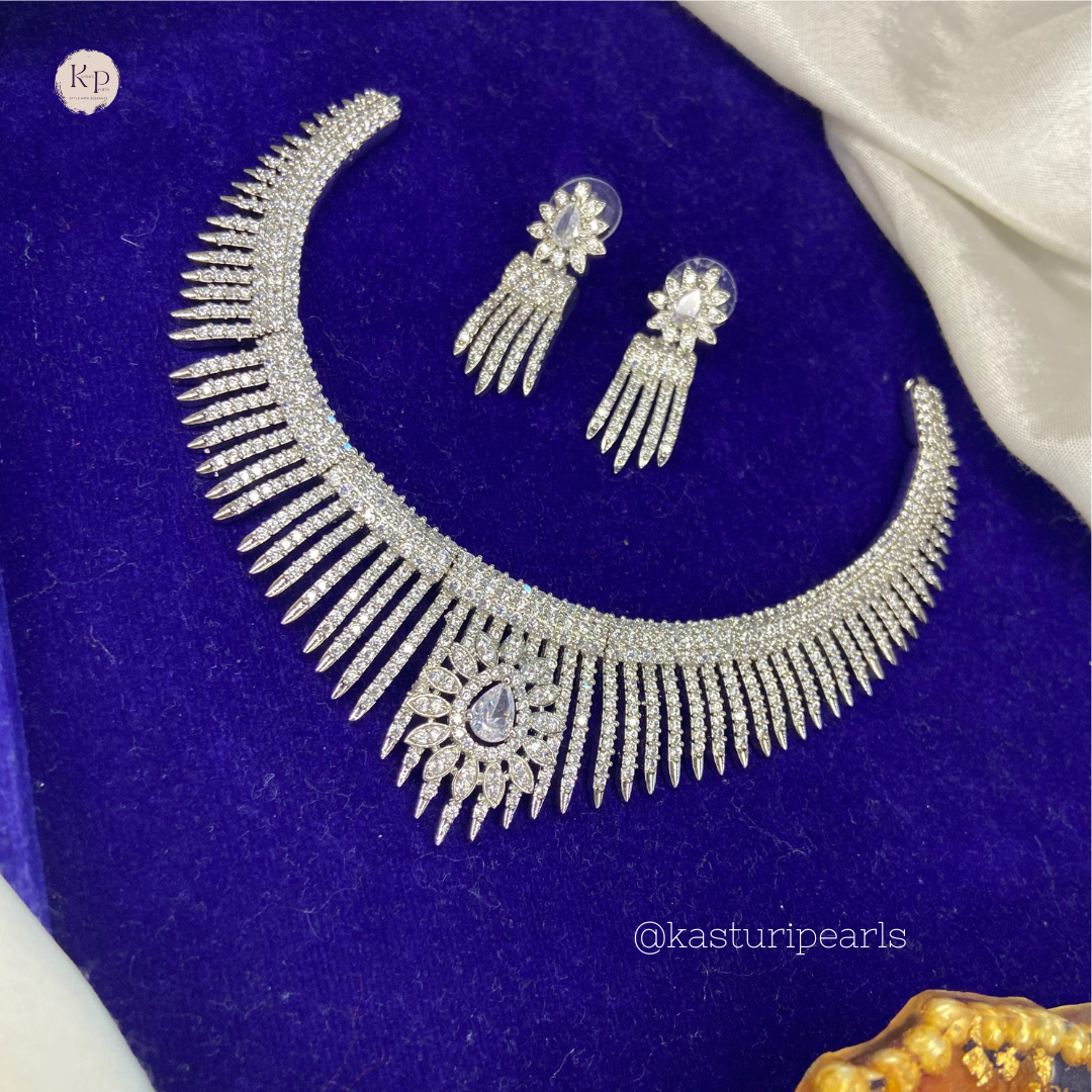 Suhani American diamond necklace set