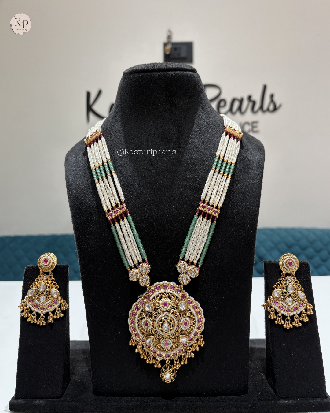 Sushmita Antique Heritage long Necklace set