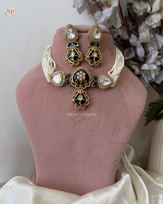 Tarini Moisannite Kundan Neckset