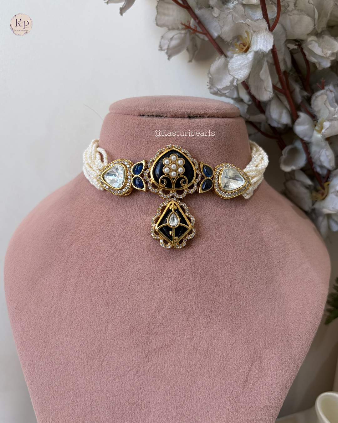 Tarini Moisannite Kundan Neckset