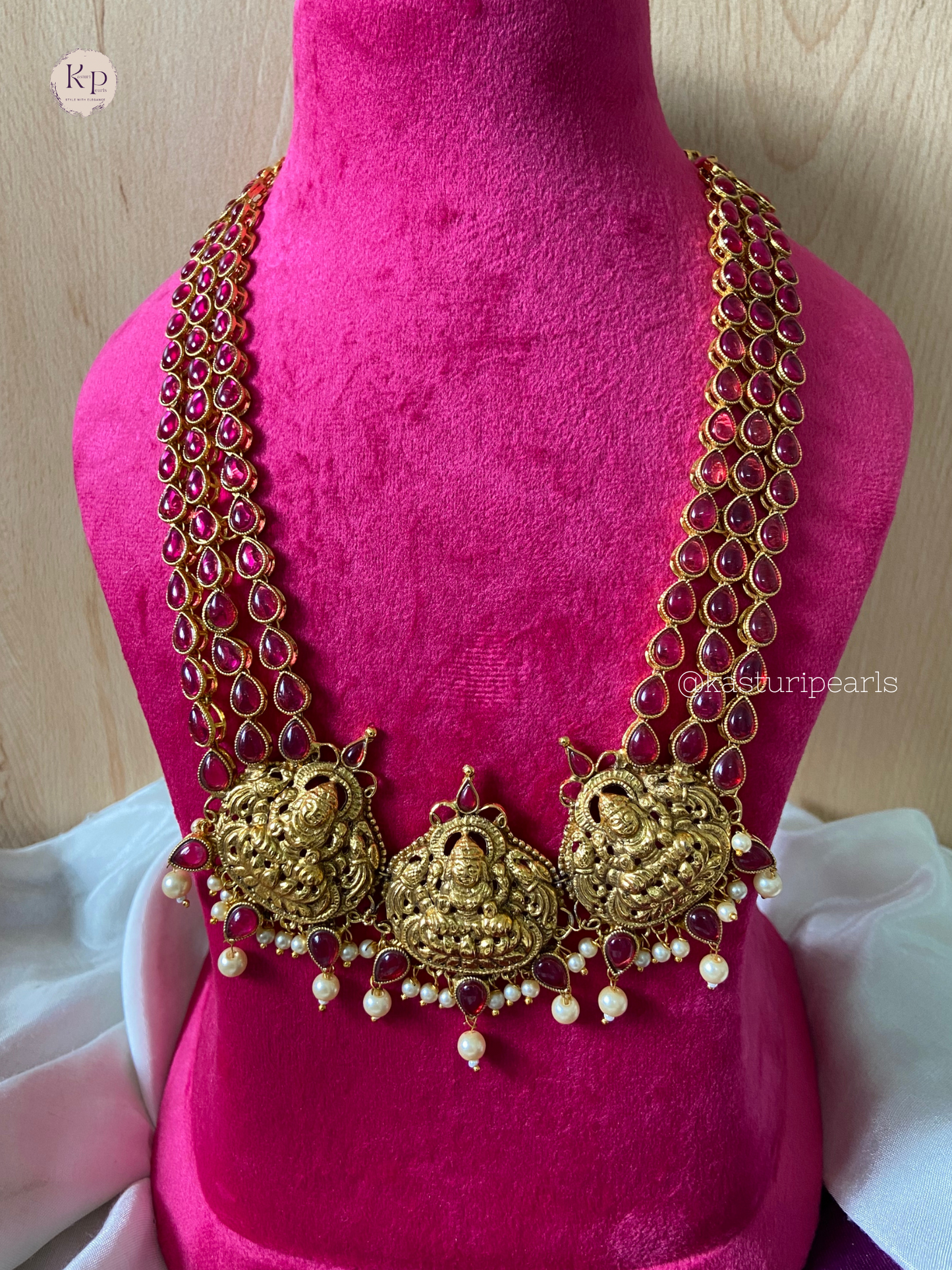 Three Laxmi Long neckset