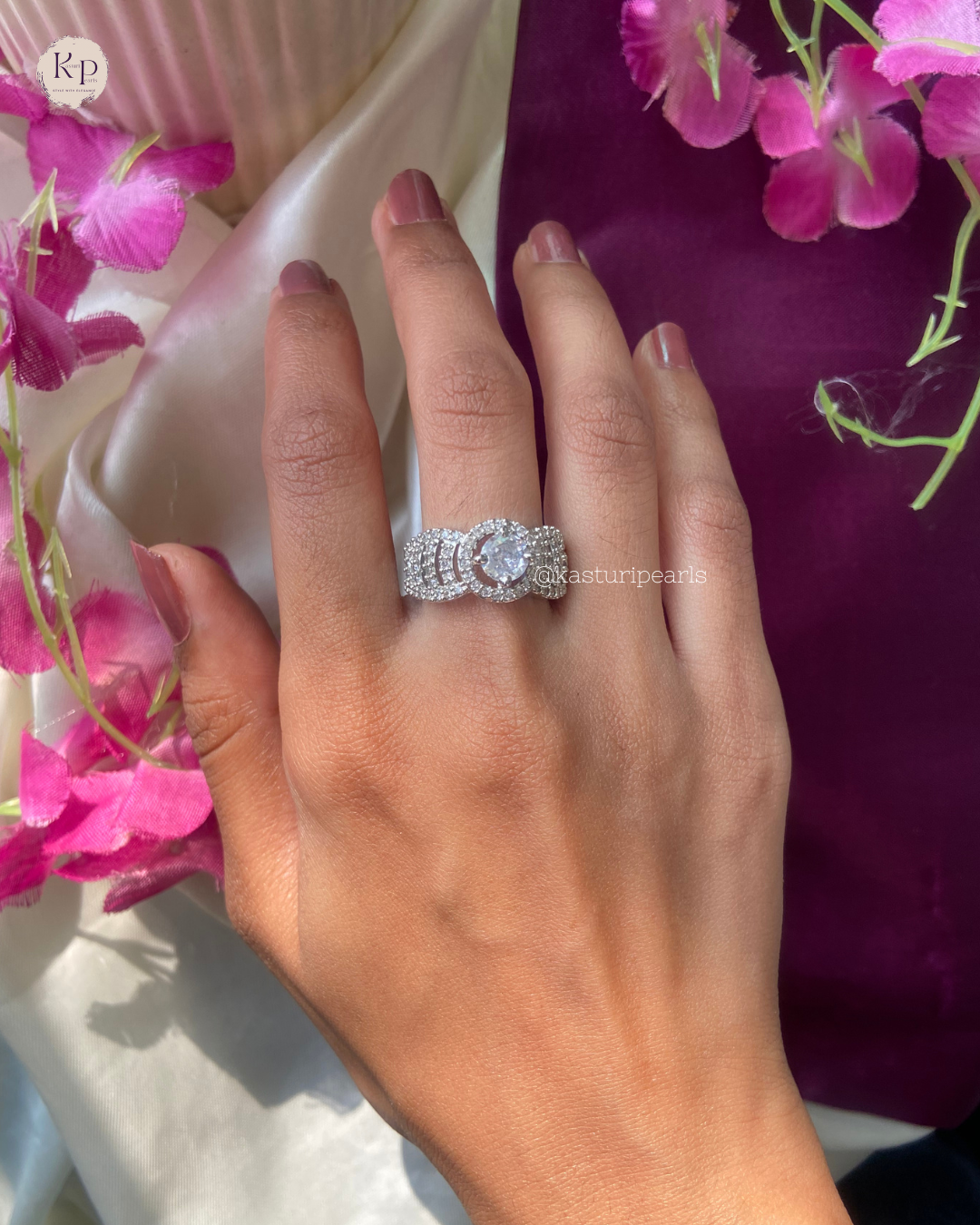 Vaishali American Diamond Ring