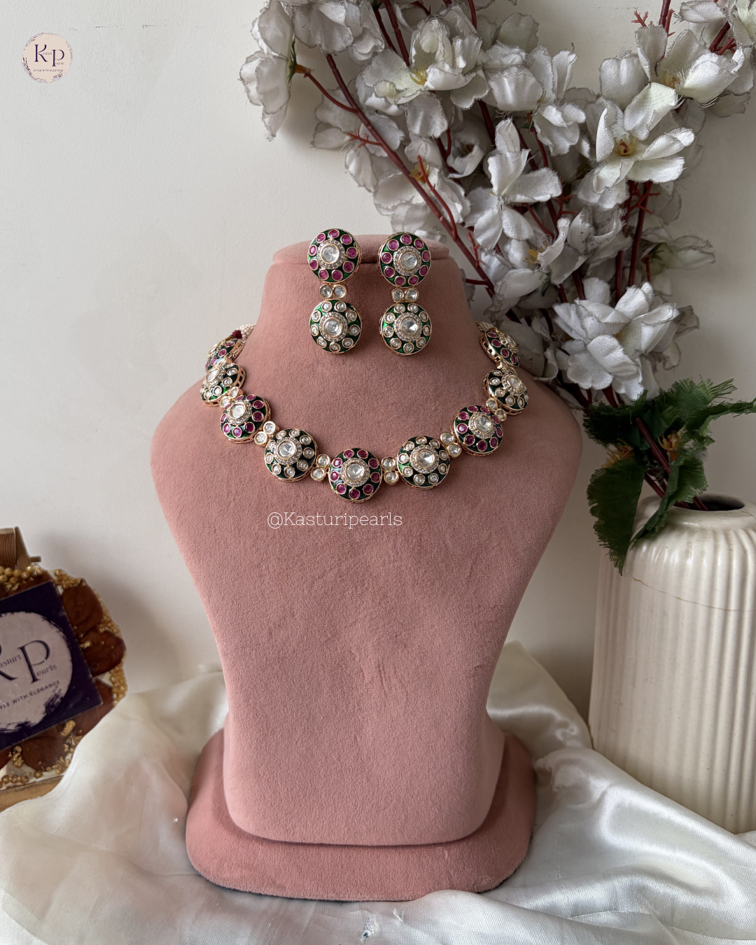 Vartika Moisannite Neckset