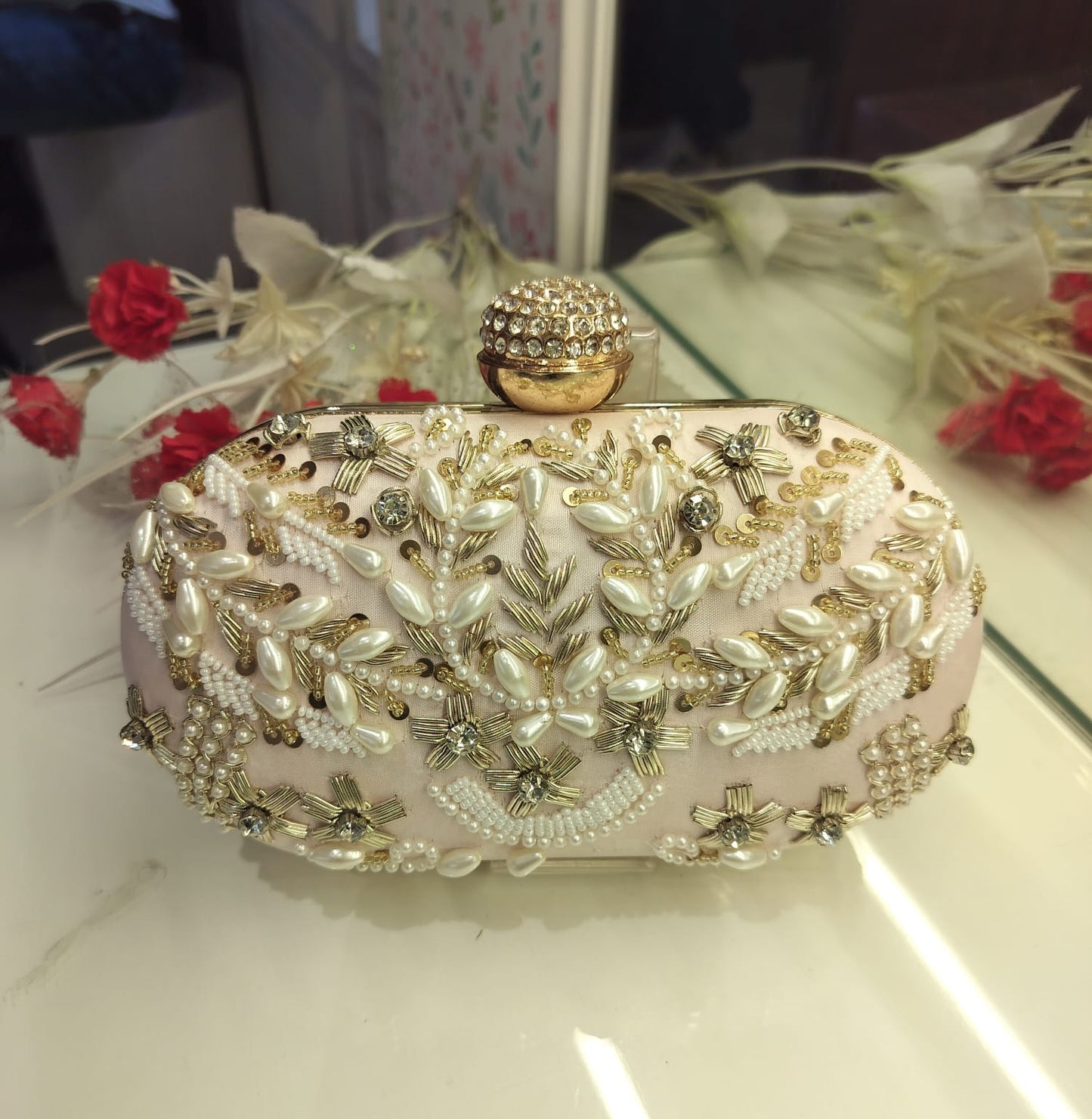 Bridal fancy clutch