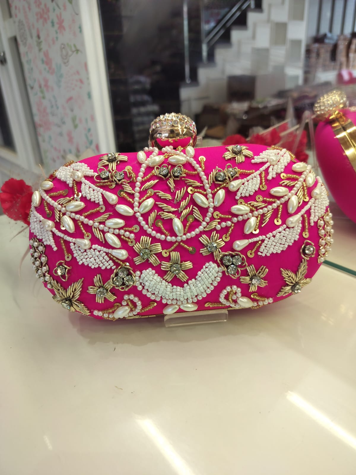 Bridal fancy clutch