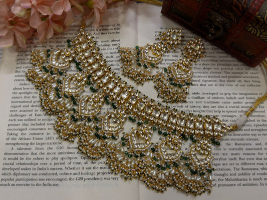 Fana Jadau kundan bridal  neckset