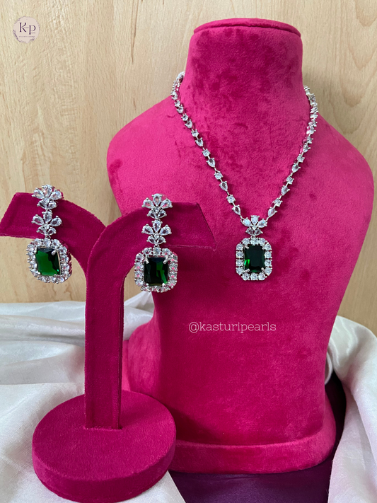 Aalia American Diamond Neckset