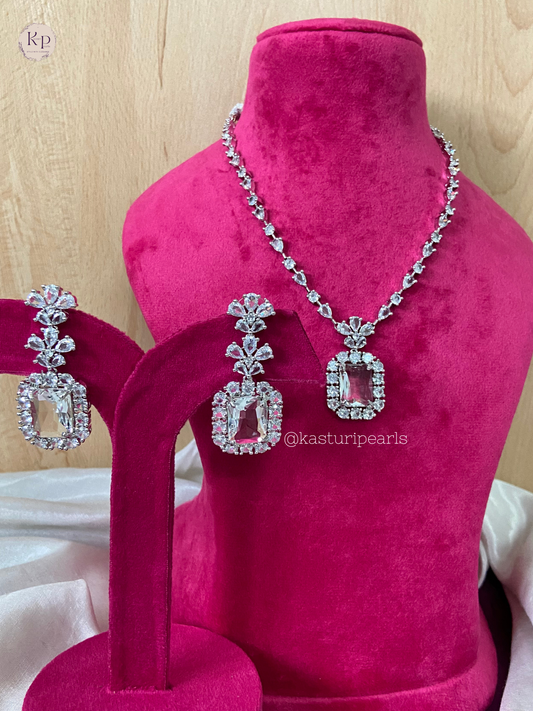 Aalia American Diamond Neckset