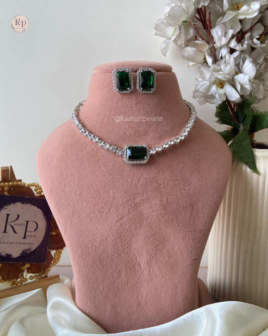 Alize Green Ad Necklace set