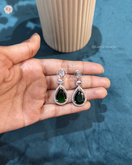 Amelia Green AD Earrings