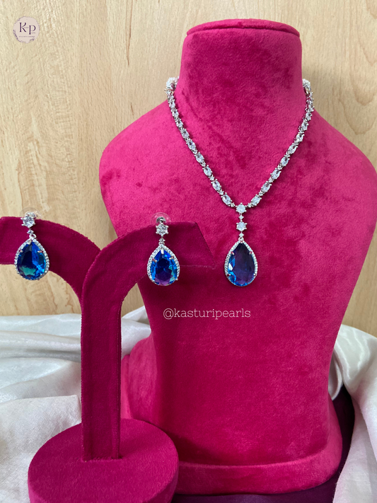 Deepika american diamond neckset