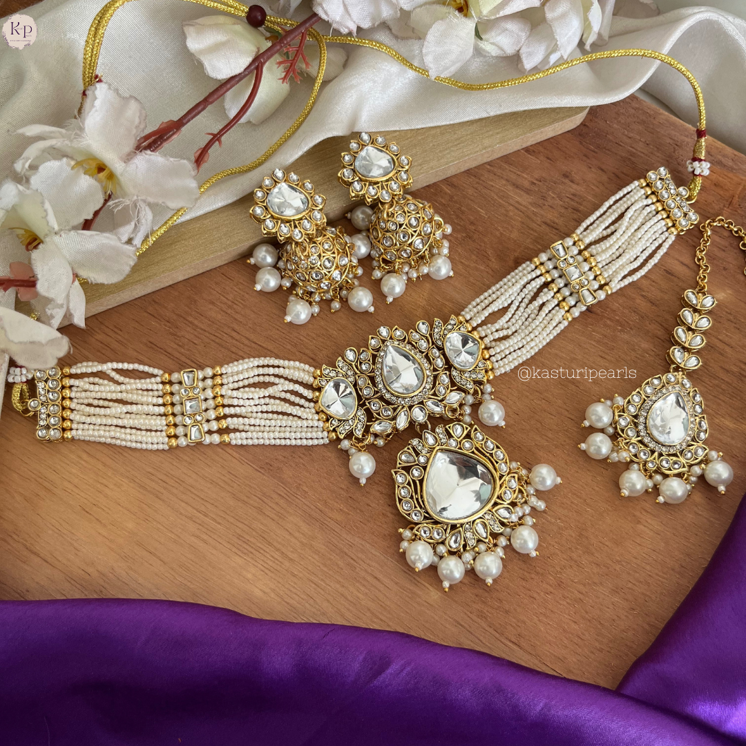 Dhruvi Kundan Choker set