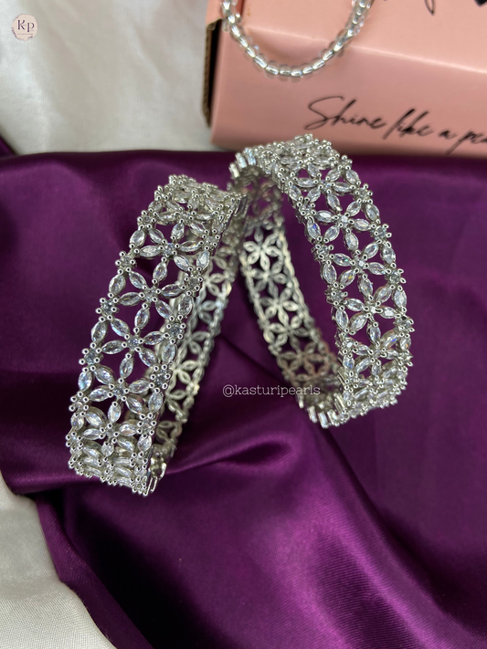 Flower American diamond Bangles