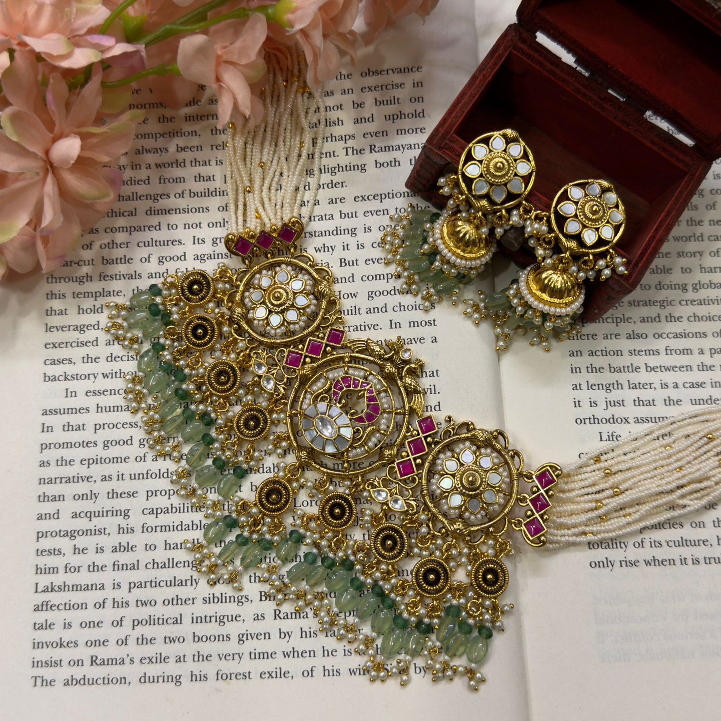 Sarana Jadau kundan Necklace set