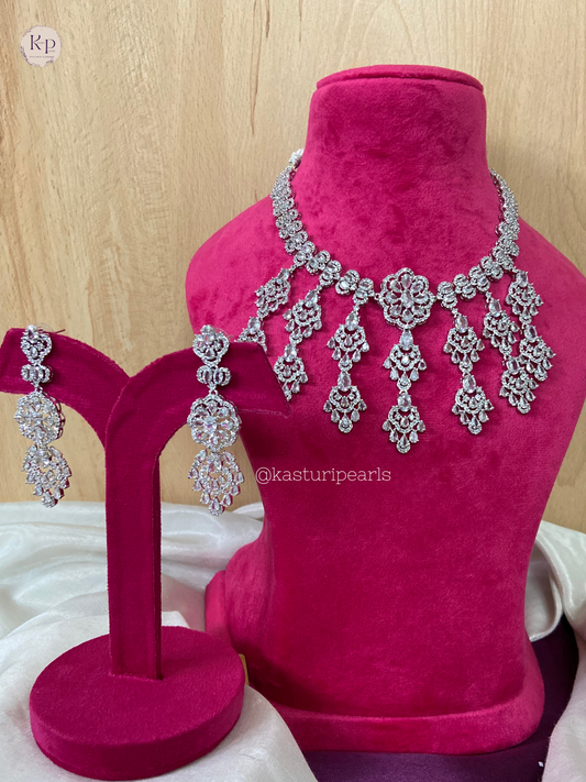 Jassi American Diamond Necklace set