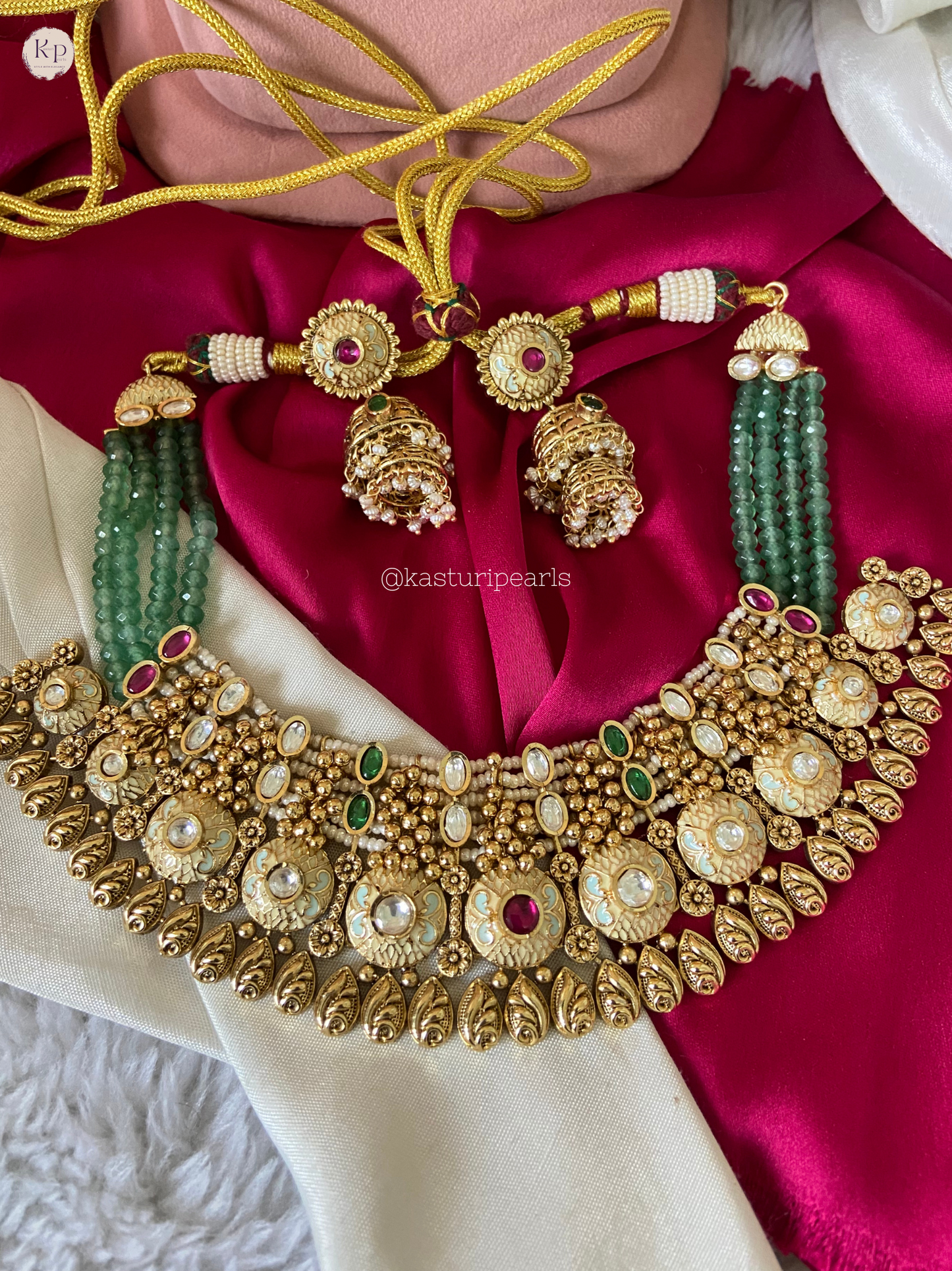 Kaira Antique coper Neckset