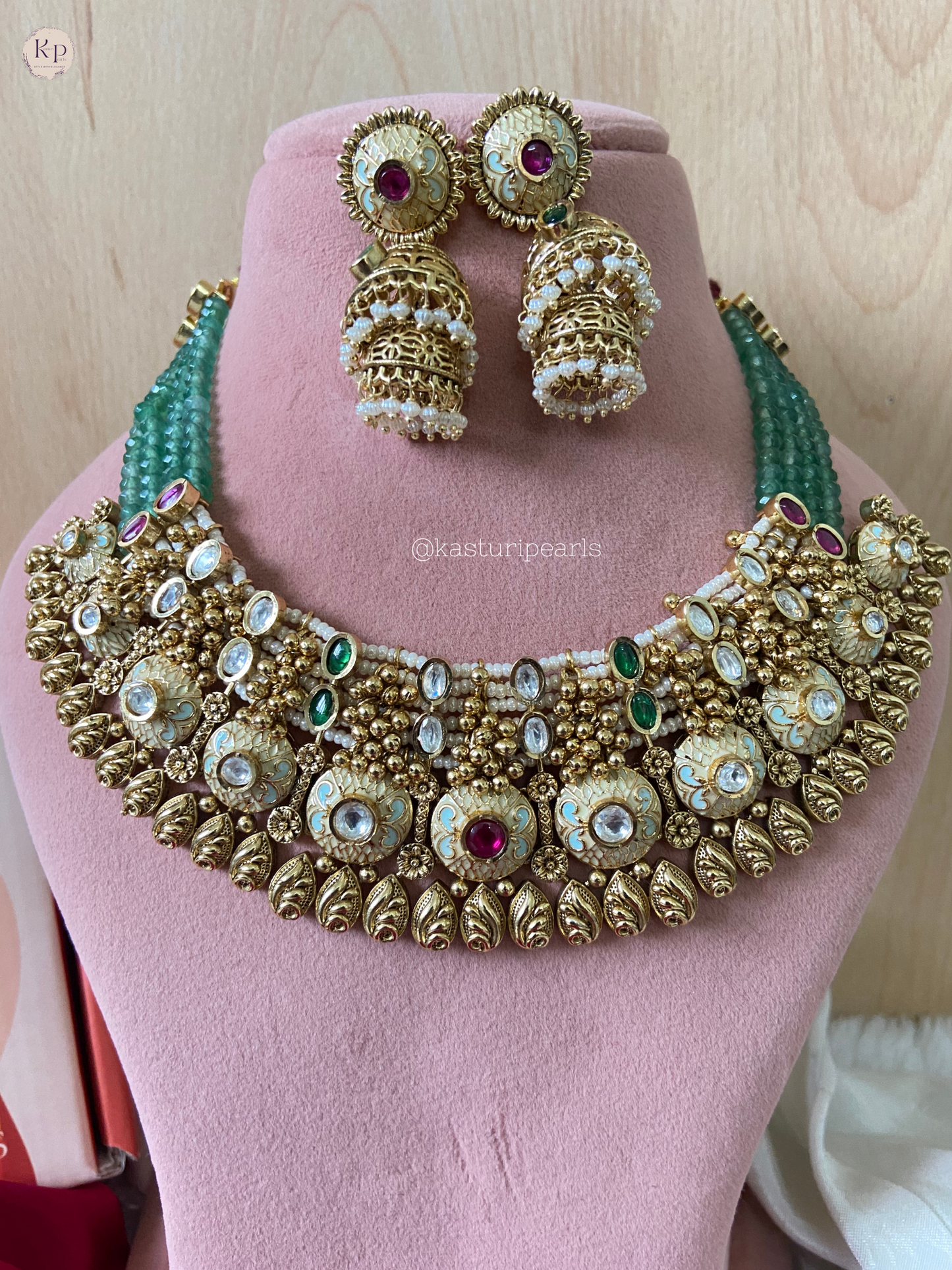 Kaira Antique coper Neckset