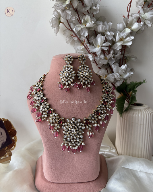Keona Mehendi Polish Kundan Neckset