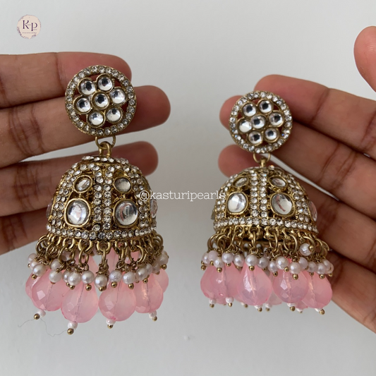 Minie Polki kundan Jhumki