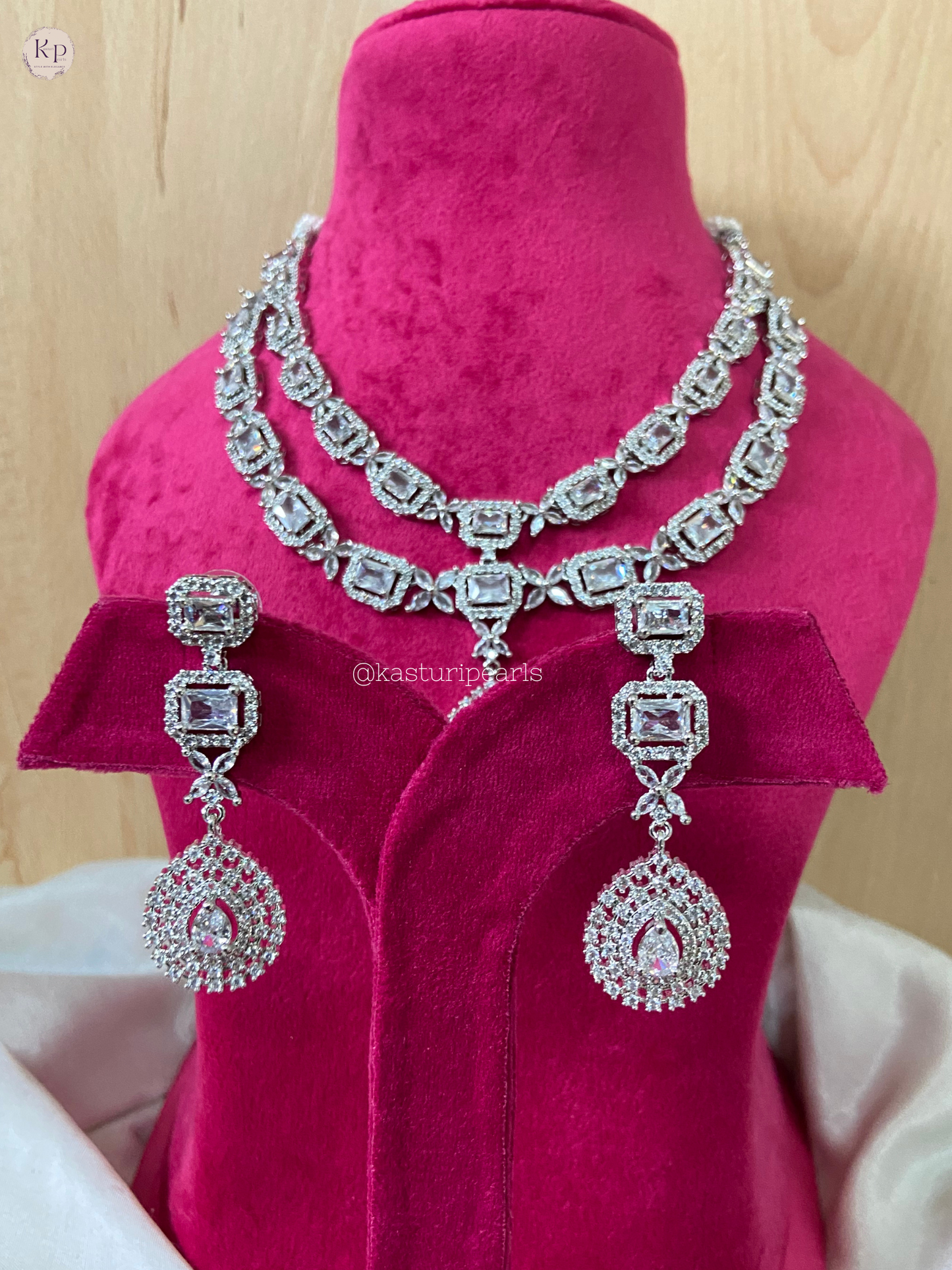 Muskan American Diamond Neckset